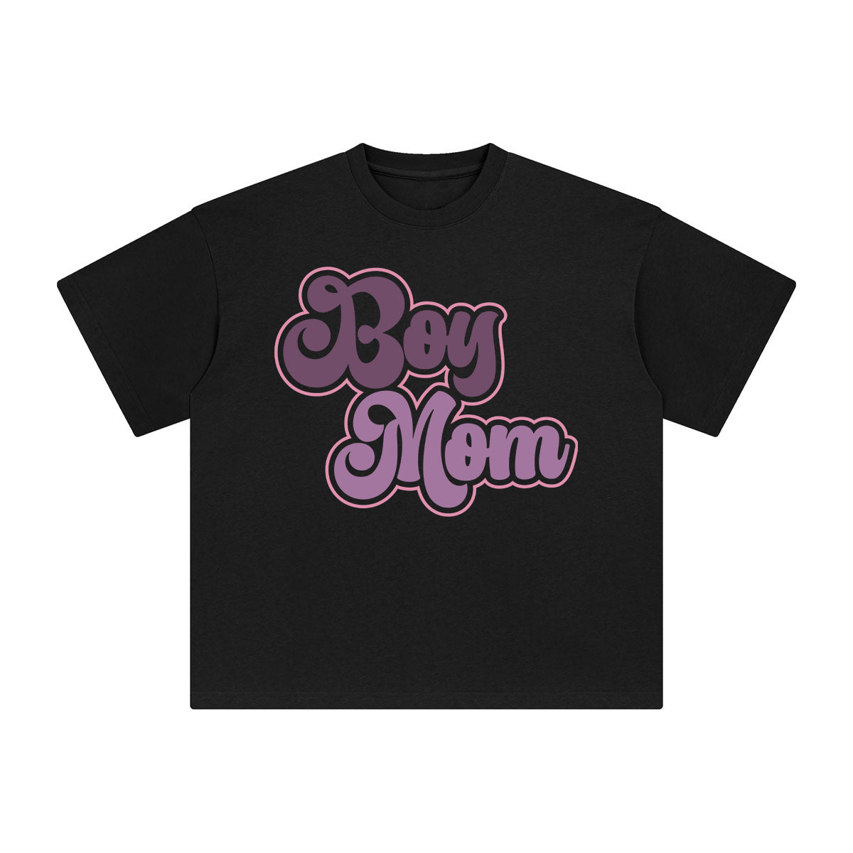 Boy Mom Graphic Tee-INNBLAC Fashion Apparel