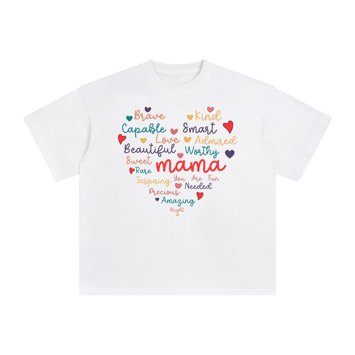 Brave Capable Love Beautiful Sweet Graphic Tee-INNBLAC Fashion Apparel