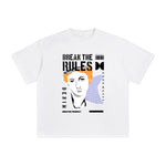 Break the Rules Abstract Graphic Tee-INNBLAC Fashion Apparel