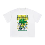 Broccoli in Da Hood Cartoon Tee-INNBLAC Fashion Apparel