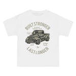Built Stronger Vintage Truck Graphic Tee-INNBLAC Fashion Apparel