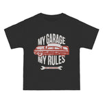 Car & Letters Retro Graphic T Shirt-INNBLAC Fashion Apparel