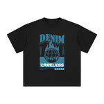 Careless Abstract Art Graphic Tee-INNBLAC Fashion Apparel