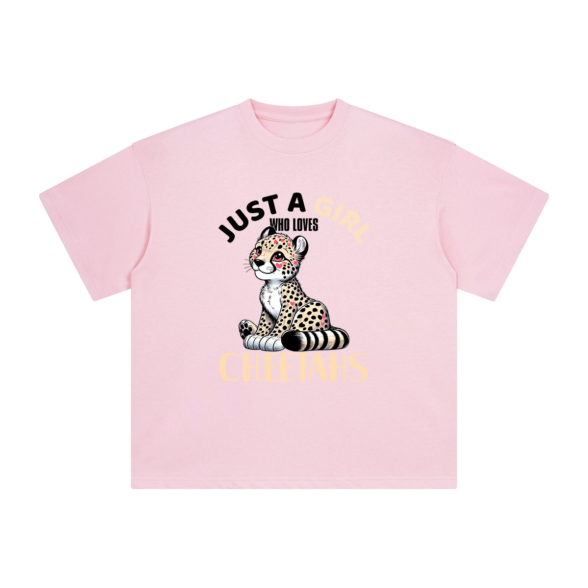 Cartoon Cheetahs Graphic Tee-INNBLAC Fashion Apparel