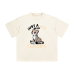 Cartoon Cheetahs Graphic Tee-INNBLAC Fashion Apparel