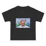 Cartoon Santa Claus Graphic Tee-INNBLAC Fashion Apparel