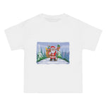 Cartoon Santa Claus Graphic Tee-INNBLAC Fashion Apparel