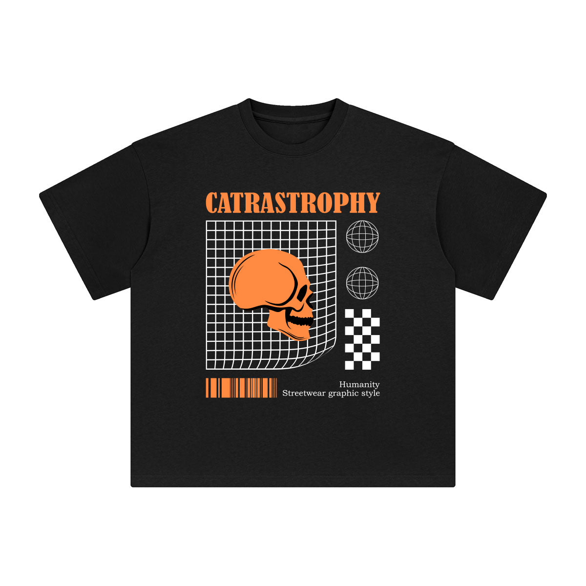 Catrastrophy Abstract Art Graphic Tee-INNBLAC Fashion Apparel