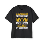 Cats & Paws Slogan Graphic Tee-INNBLAC Fashion Apparel