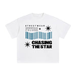 Chasing the Star Abstract Graphic Tee-INNBLAC Fashion Apparel