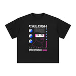 Childish Abstract Art Graphic Tee-INNBLAC Fashion Apparel