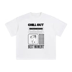 Chill Out Abstract Graphic Tee-INNBLAC Fashion Apparel