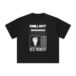Chill Out Abstract Graphic Tee-INNBLAC Fashion Apparel