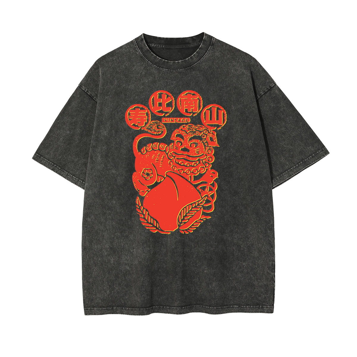 Chinese Characters Greetings Graphic Tee-INNBLAC Fashion Apparel