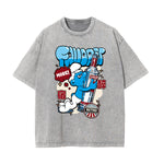 Chinese Characters Hangover Graphic Washed Tee-INNBLAC Fashion Apparel