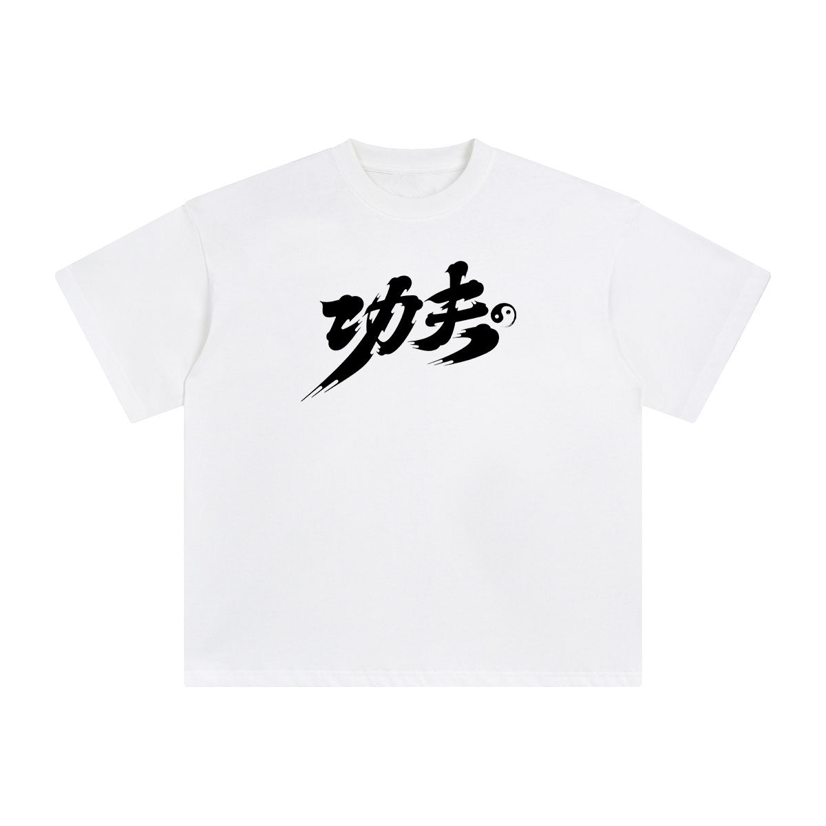 Kung Fu Chinese Characters Tai-Ji Symbol T Shirt-INNBLAC Fashion Apparel