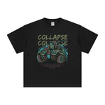 Collapse Tank Punk Graphic Tee-INNBLAC Fashion Apparel