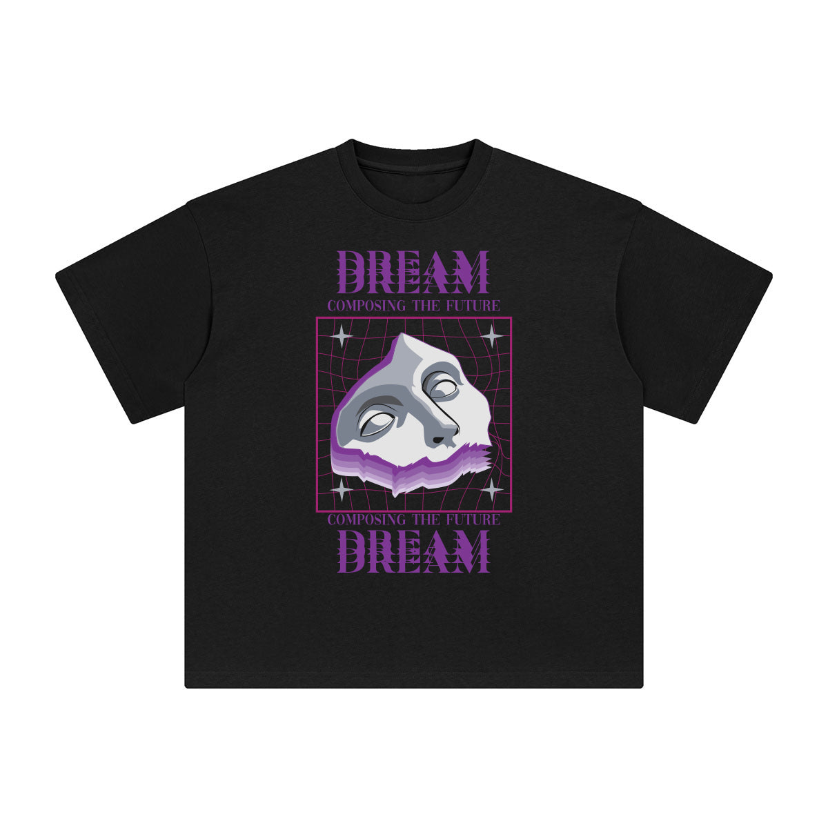 Composing the Future Dream Abstract Graphic Tee-INNBLAC Fashion Apparel