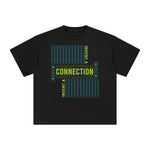 Connection Abstract Graphic Tee-INNBLAC Fashion Apparel