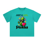 Cool Pickles Cartoon Graphic Tee-INNBLAC Fashion Apparel