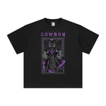 Cowboy Warrior Graphic T Shirt-INNBLAC Fashion Apparel