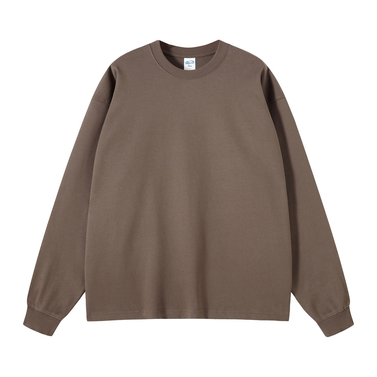 Crew Neck Solid Color Sweatshirt-INNBLAC Fashion Apparel