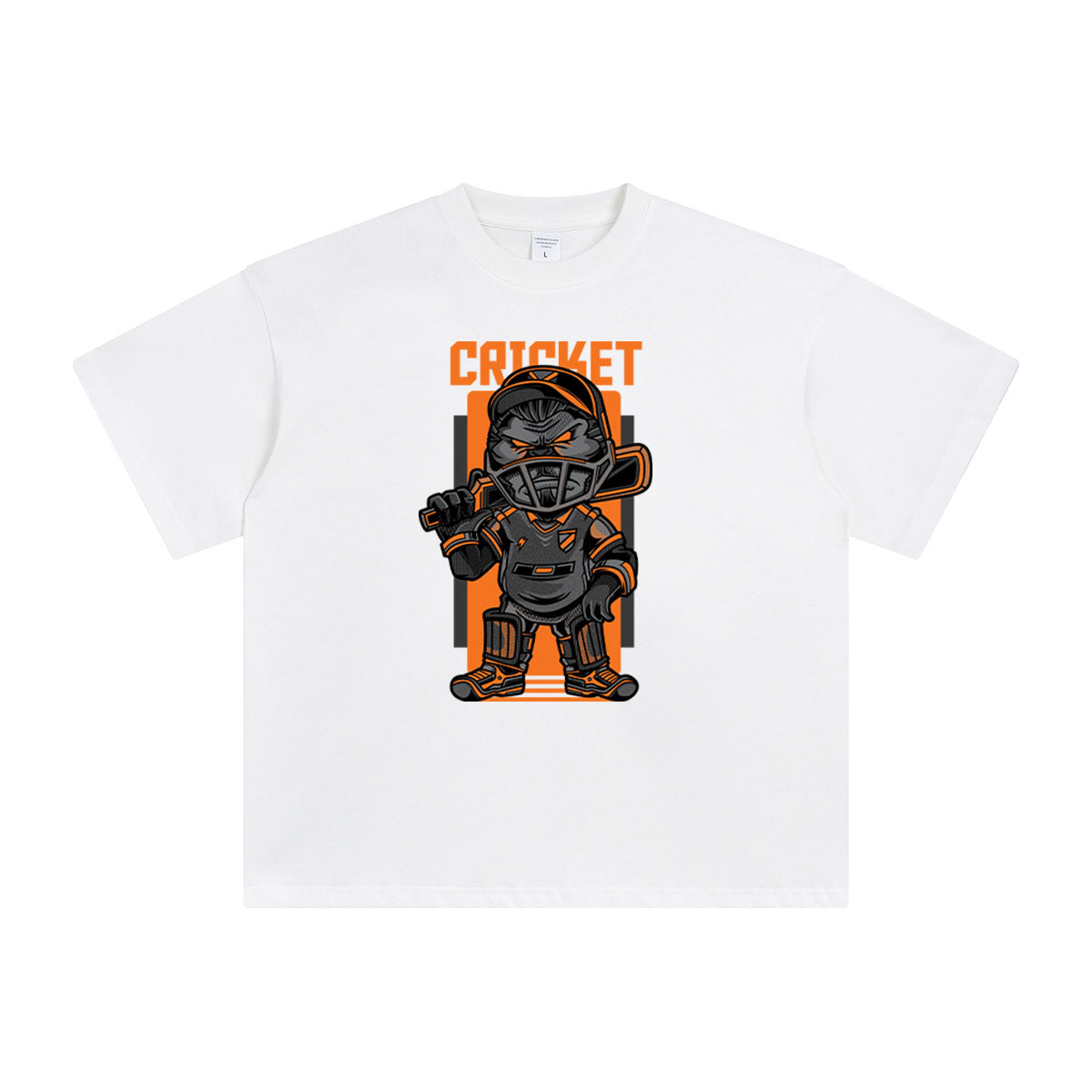 Cricket Sports Monster Graphic Tee-INNBLAC Fashion Apparel
