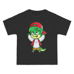 Crocodile Oppa Cartoon Graphic Tee-INNBLAC Fashion Apparel