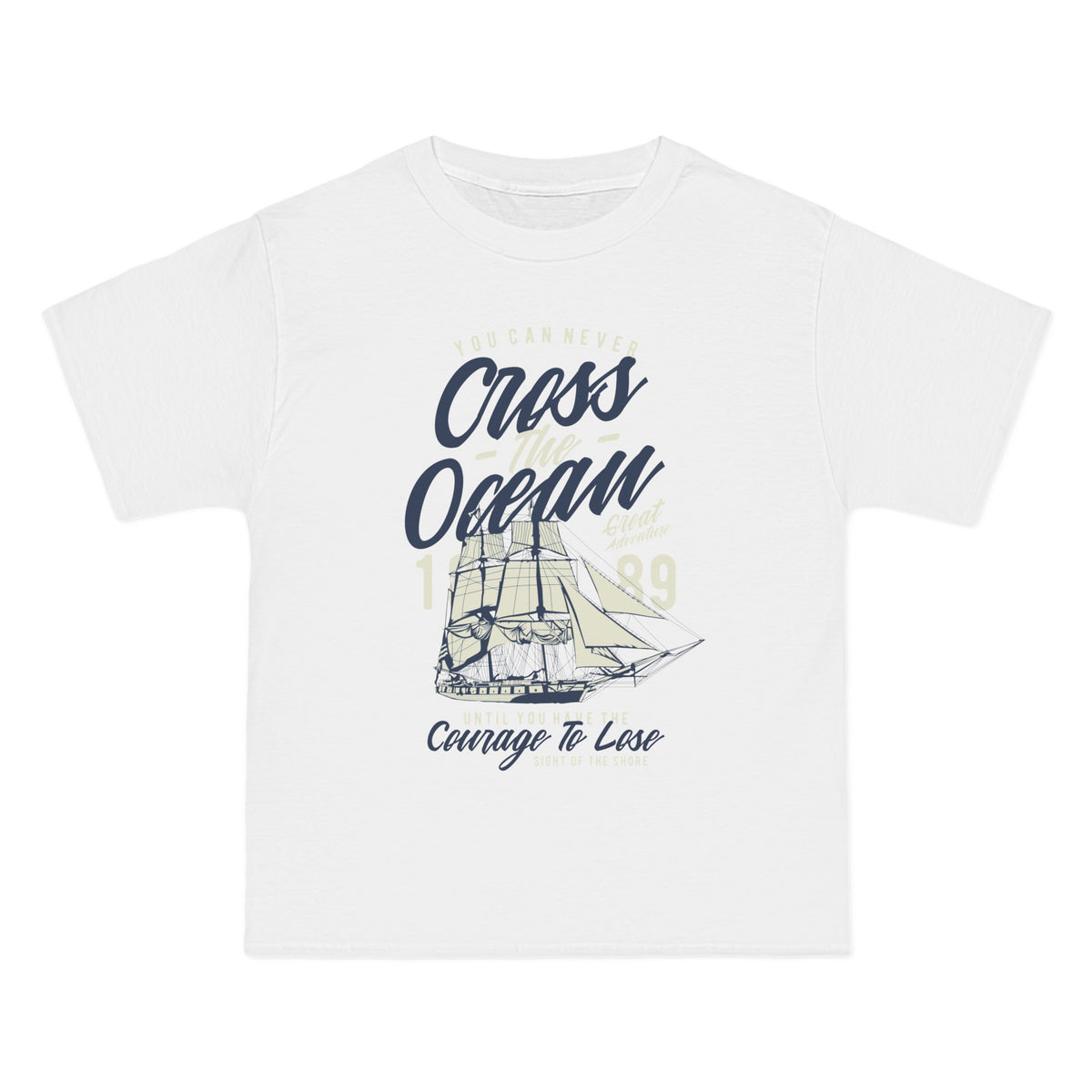 Cross The Ocean Graphic Tee-INNBLAC Fashion Apparel