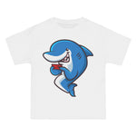 Cute Shark Cartoon Graphic Tee-INNBLAC Fashion Apparel