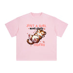 Cute Tiger Cartoon Graphic Tee-INNBLAC Fashion Apparel