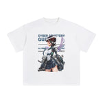 Cyber Cemetery Graphic T Shirt-INNBLAC Fashion Apparel