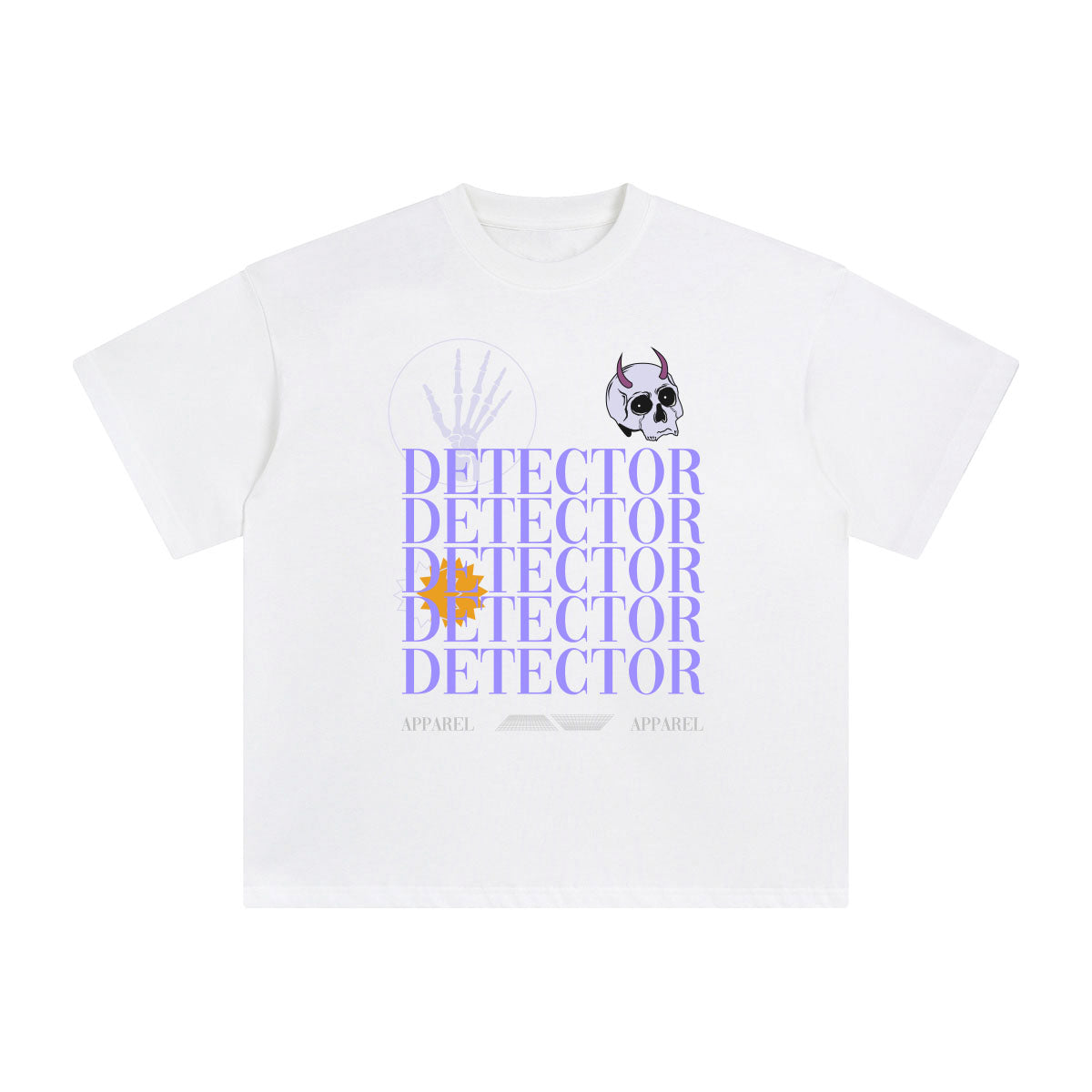 Skull & Demon Hand Graphic Tee-INNBLAC Fashion Apparel