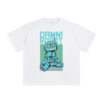 Damn Robot Japanese Kanji Graphic Tee-INNBLAC Fashion Apparel