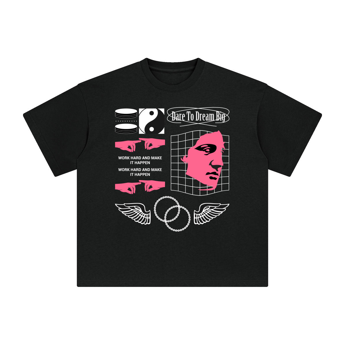 Dare to Dream Big Creative Aesthetic Tee-INNBLAC Fashion Apparel