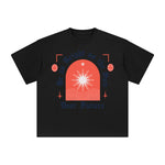 Dear Future Abstract Graphic Tee-INNBLAC Fashion Apparel