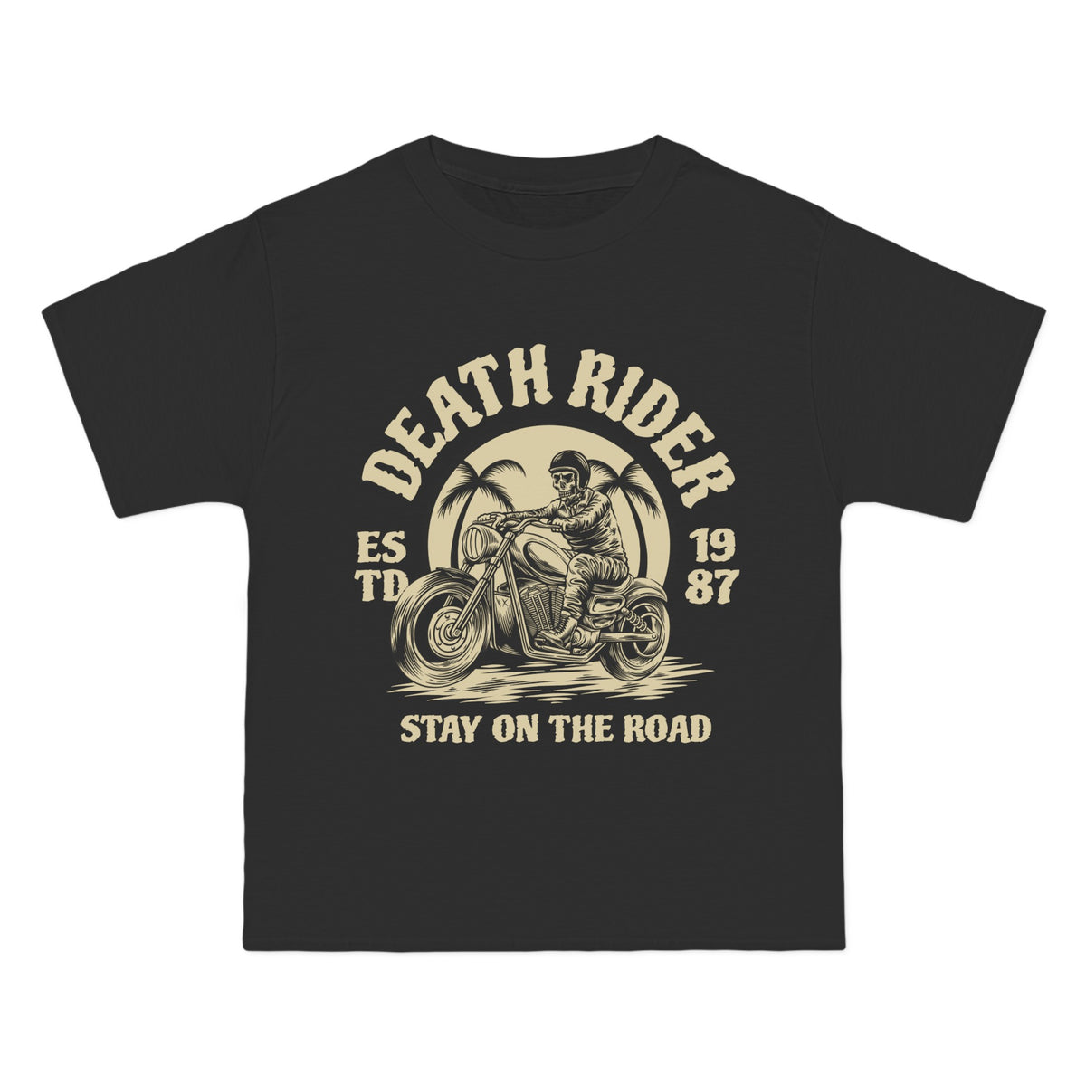 Death Rider Vintage Graphic T shirt-INNBLAC Fashion Apparel