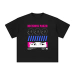 Decisions Maker Abstract Graphic Tee-INNBLAC Fashion Apparel