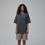Women's Distressed Edge Reverse Stitch Oversized Tee 7oz-INNBLAC Fashion Apparel