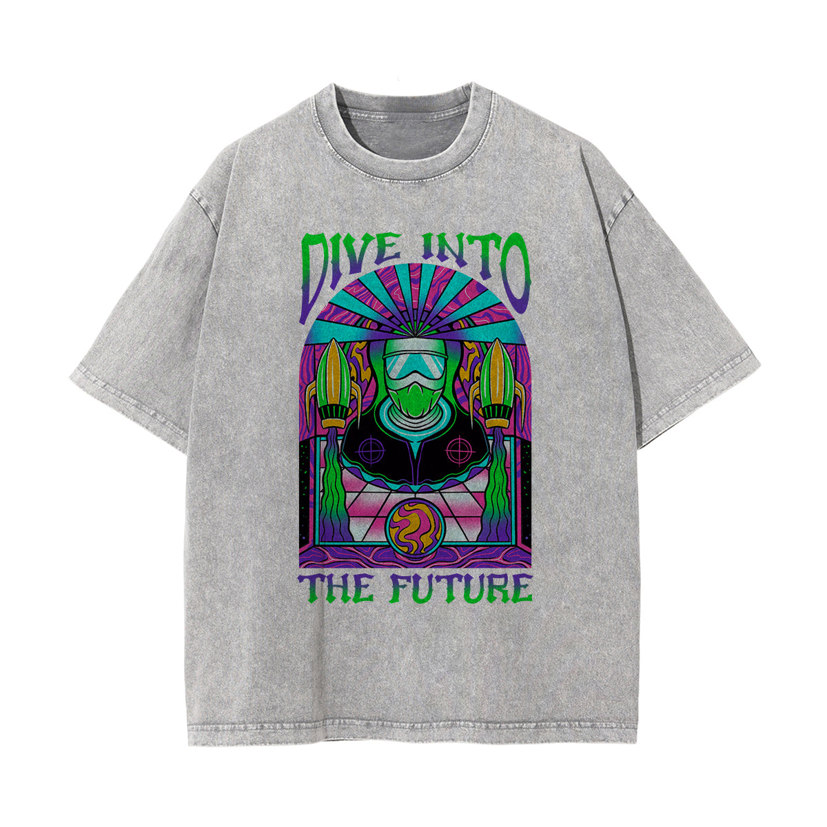 Dive Into The Future Graphic Tee-INNBLAC Fashion Apparel