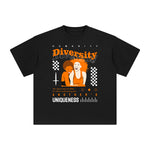 Diversity Abstract Graphic Tee-INNBLAC Fashion Apparel