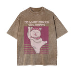 Do What Makes You Happy Graphic Tee-INNBLAC Fashion Apparel
