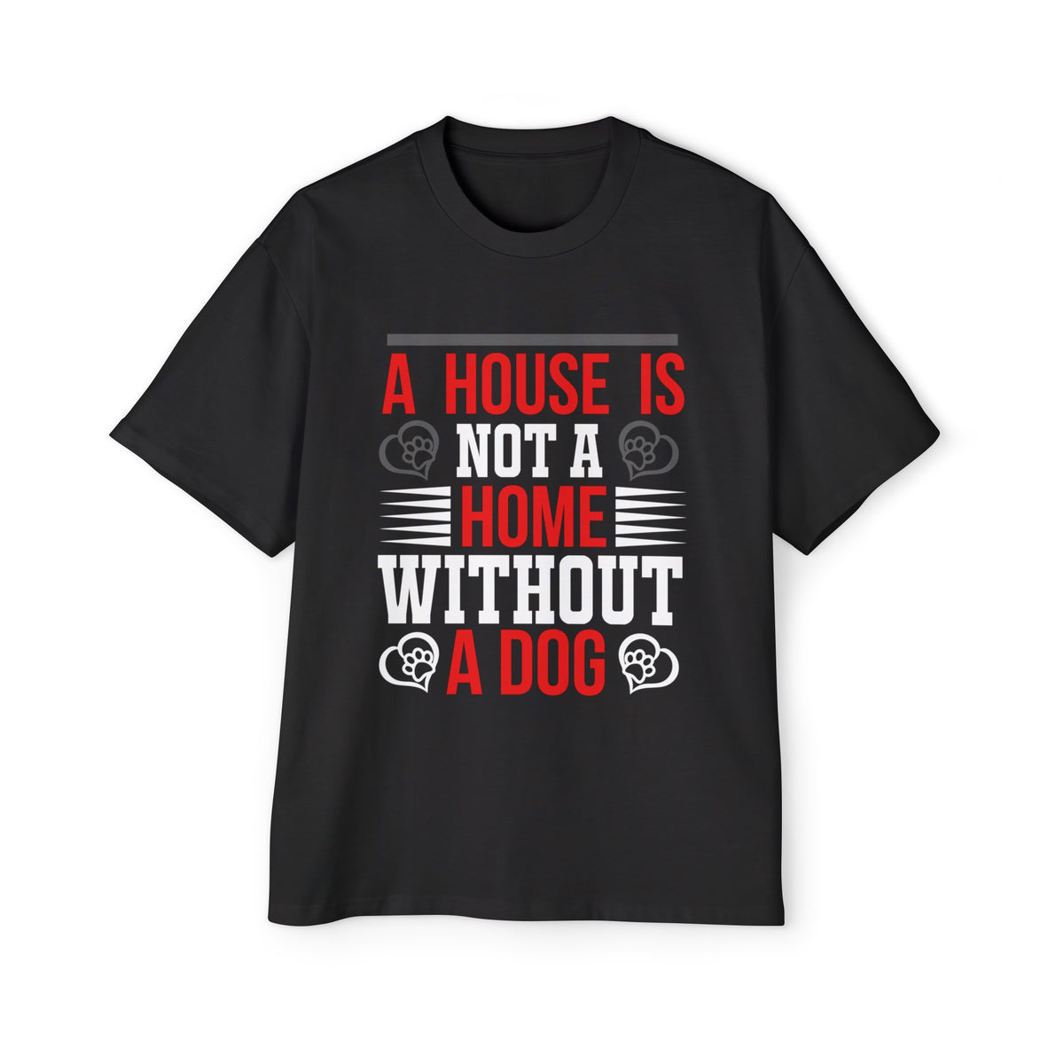 Dog Slogan Graphic Tee-INNBLAC Fashion Apparel