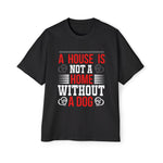 Dog Slogan Graphic Tee-INNBLAC Fashion Apparel
