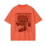 Don't Look Back Graphic Washed Tee-INNBLAC Fashion Apparel