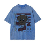 Don't Look Back Graphic Washed Tee-INNBLAC Fashion Apparel