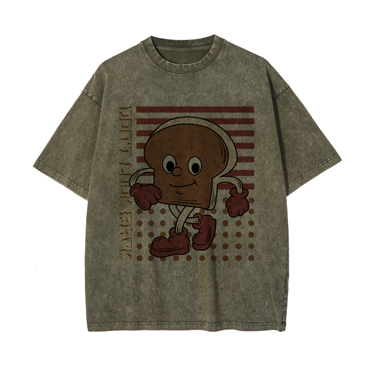 Don't Look Back Graphic Washed Tee-INNBLAC Fashion Apparel
