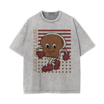 Don't Look Back Graphic Washed Tee-INNBLAC Fashion Apparel