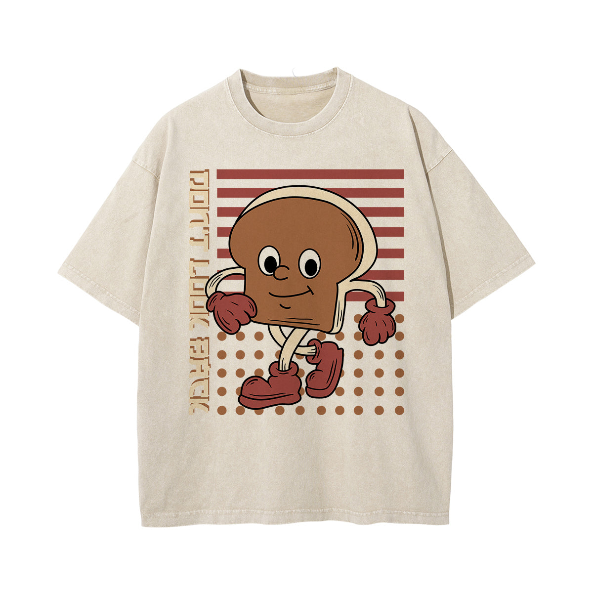 Don't Look Back Graphic Washed Tee-INNBLAC Fashion Apparel