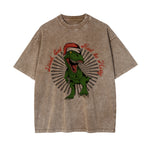 Drink Eat And Be Merry Washed Tee-INNBLAC Fashion Apparel